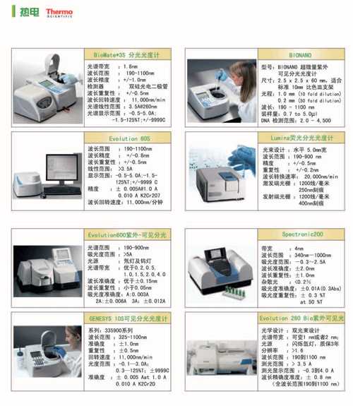 紫外分光光度計